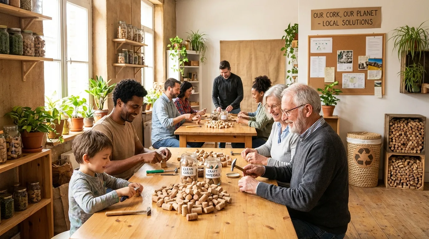 découvrez des solutions écologiques et locales pour le recyclage des bouchons en liège, et contribuez activement à la protection de l'environnement.