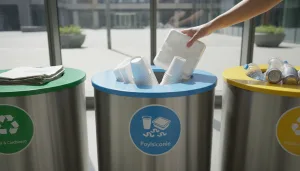 découvrez comment choisir la bonne poubelle pour recycler efficacement le polystyrène et contribuer à la protection de l'environnement.